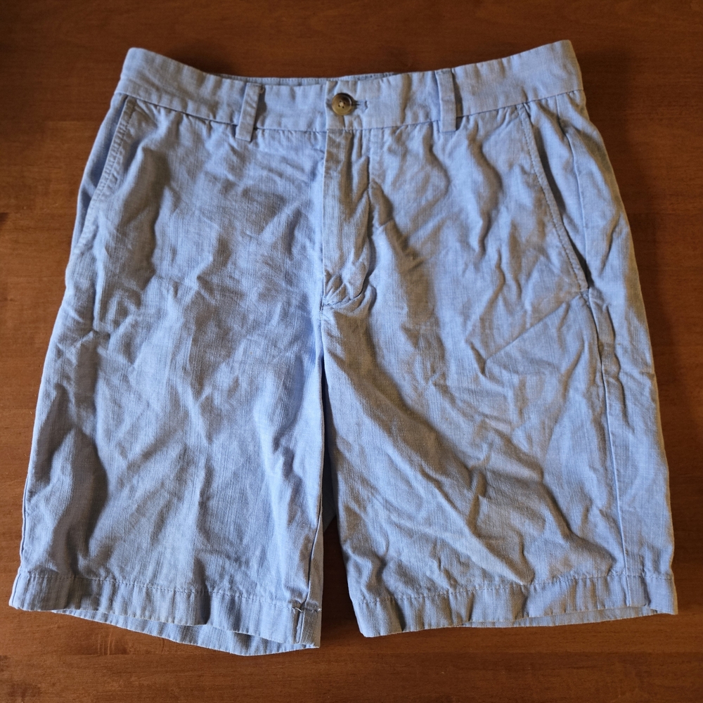 Vineyard Vines Light Blue Men's Flat Front Shorts